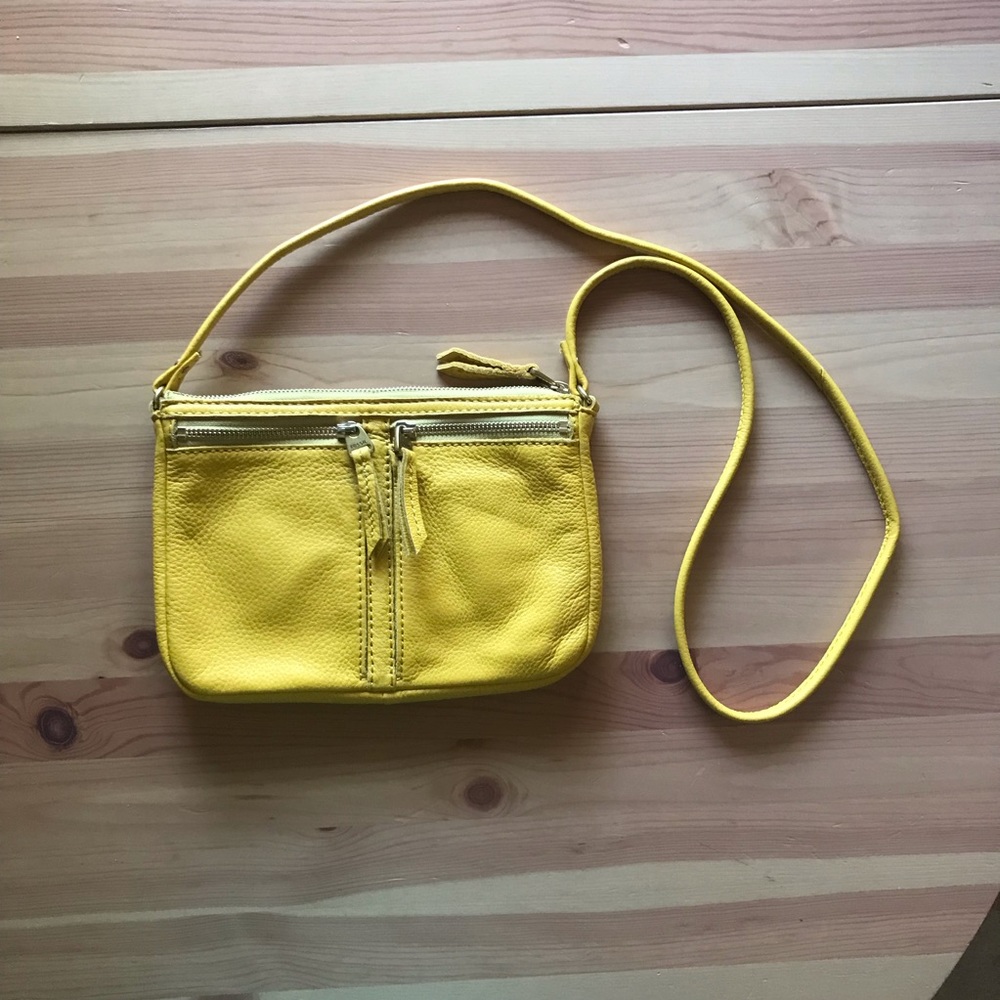 New Fossil Crossbody Yellow